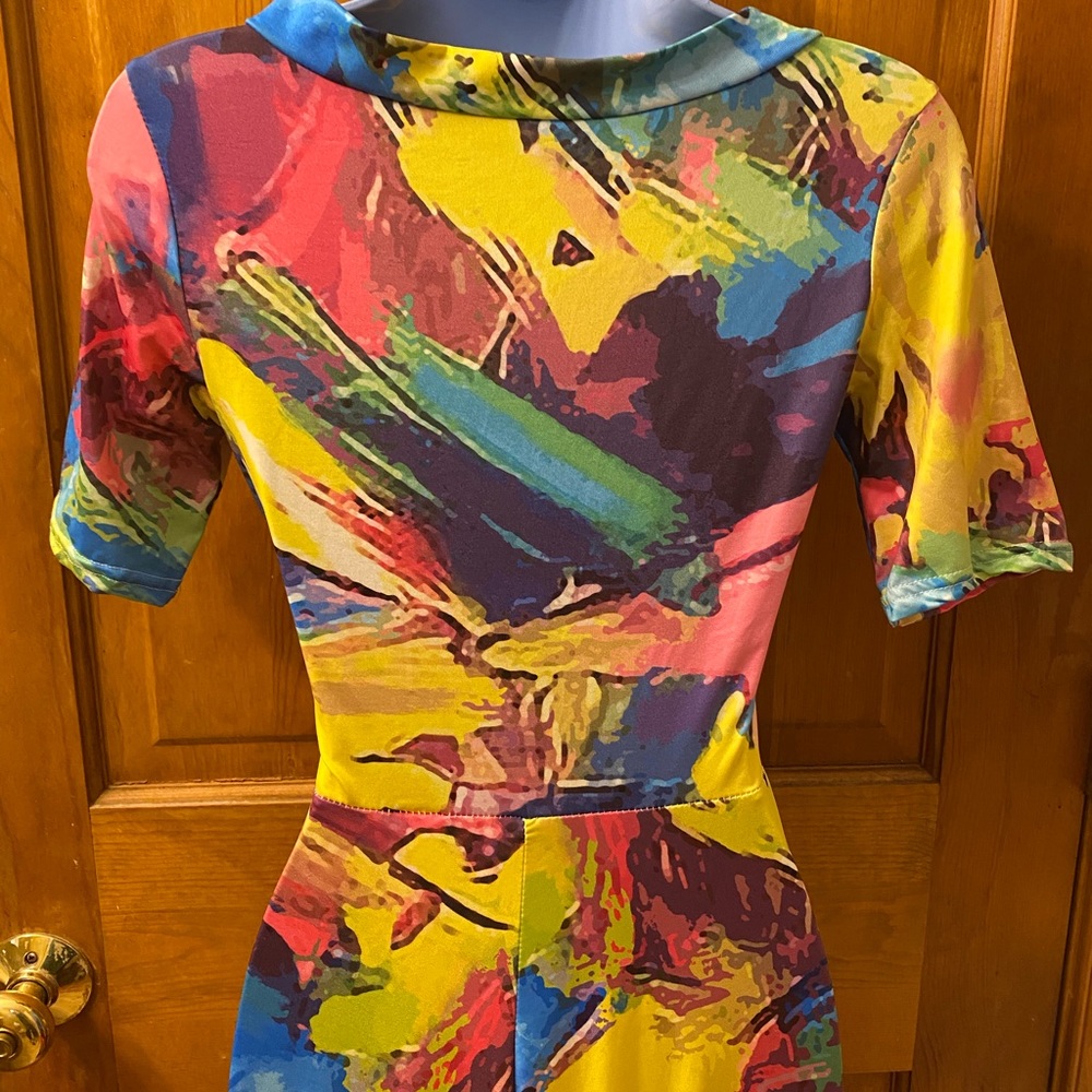 Nwot colorful maxi dress - Picture 3 of 3